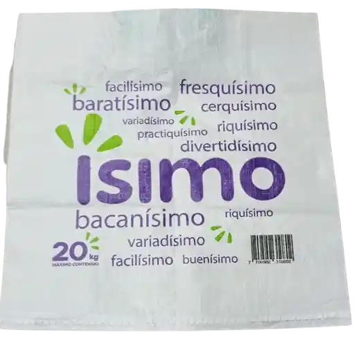 Bolsa Costal Blanca Reusable Isimo
