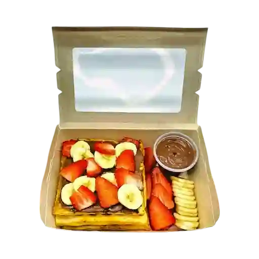 Nutella Fresas Waffles Yuca Box
