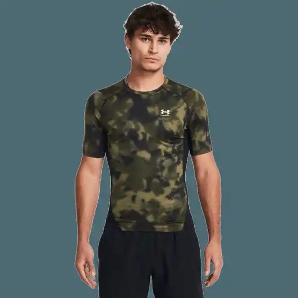 Under Armour Camiseta hg Armour Printed Verde SM 1383321-390