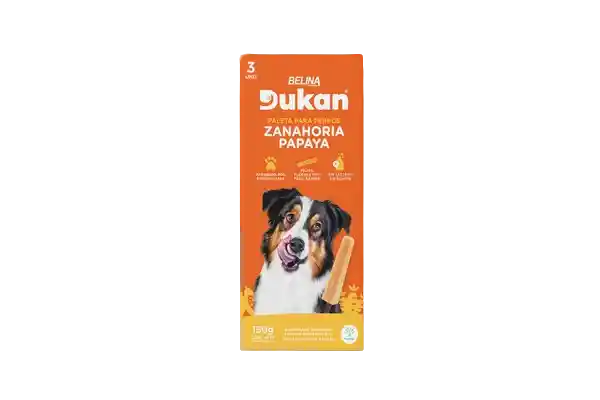 Belina Dukan Pack de Paleta Para Perros Zanahoria Papaya