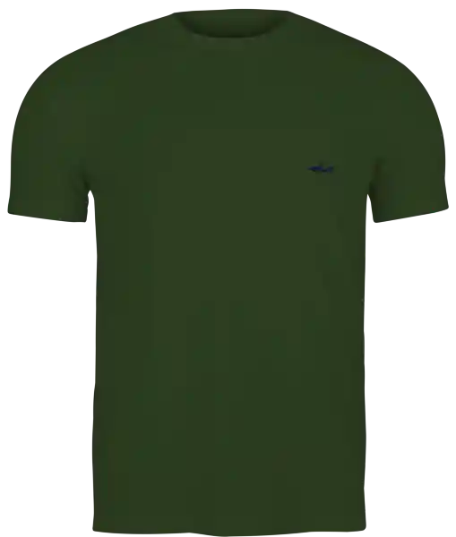 Camiseta Hombre Verde Militar Talla L Salvador Beachwear