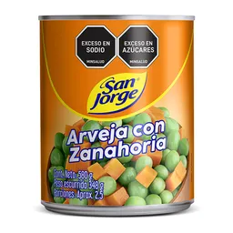 Arveja Zanahoria San Jorge Lata x 580gr