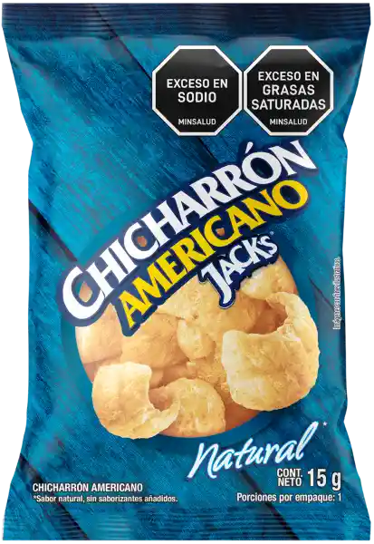 Jacks Snack Chicharron Natural 15 g