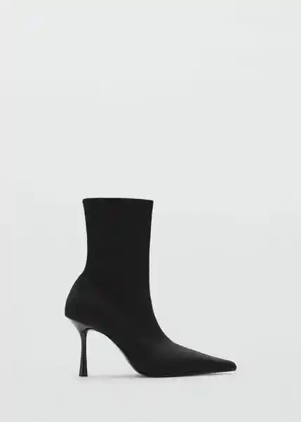 Botines Close Negro Talla 38 Mujer Mango