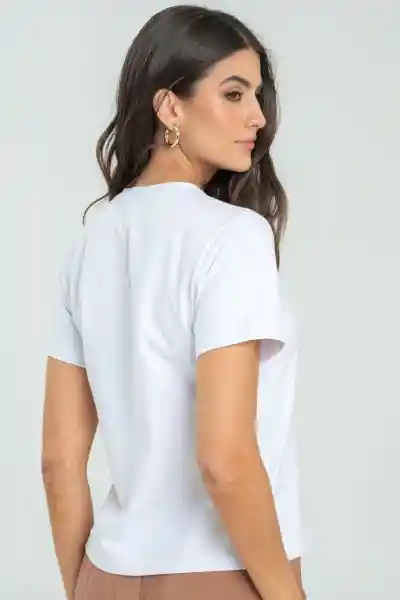 Camiseta Animal Color Blanco Talla XL Ragged