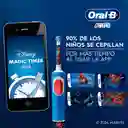 Oral-B Marvel Spider-Man Cepillo de Dientes Eléctrico Infantil (+3 años) Cabezal Redondo 4 Stickers Personalizables Rojo