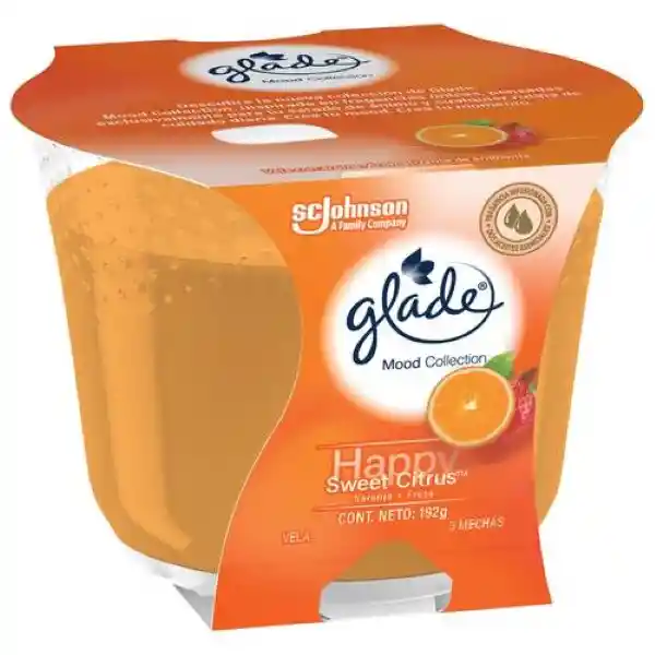 Glade Vela Mood Collection Happy Sweet Citrus 192 g