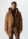 Parka Mateo Terracota Talla M Hombre Mango