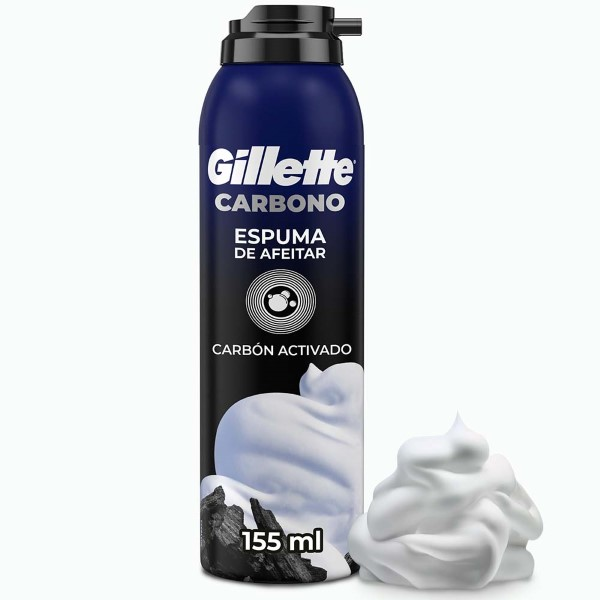 Espuma de Afeitar Gillette Carbono 155 mL