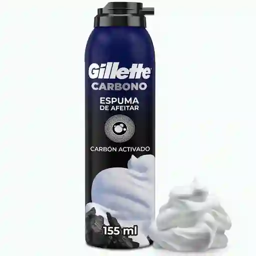 Gillette Carbono Espuma de Afeitar con Carbón Activado