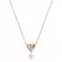 Swarovski Collar Lifelong Heart Pendant White Rose