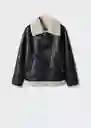 Chaqueta Adri Negro Talla L Mujer Mango