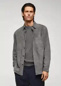 Chaqueta Mati Gris Talla L Hombre Mango