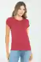 Camiseta Iris Color Rojo Persa Talla S Ragged