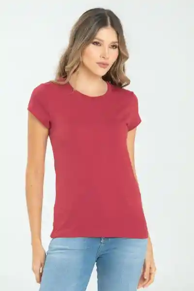 Camiseta Iris Color Rojo Persa Talla S Ragged