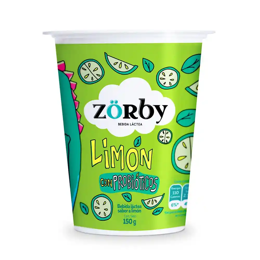 Zorby Bebida Láctea Sabor Limón