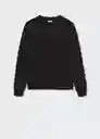 Sudadera Nola Negro Talla Xxl Hombre Mango