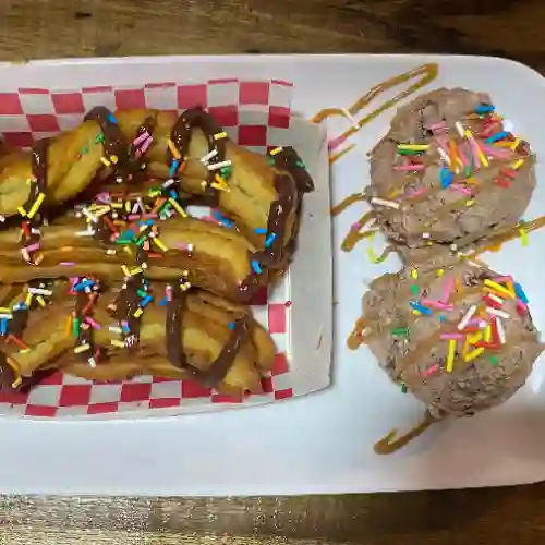 Mini Churros con Helado