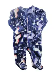 Pijama Enteriza En Flanel Bebé 12/18Mese - Rosa