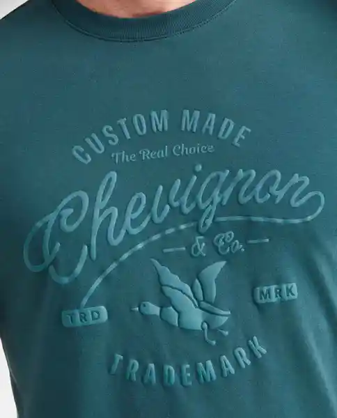 Camiseta Chevignon Graphic Verde Nafta Ultra Oscuro M Chevignon