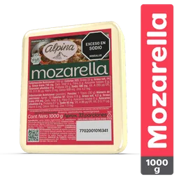 Alpina Queso Mozarella Porcionado 1000 g