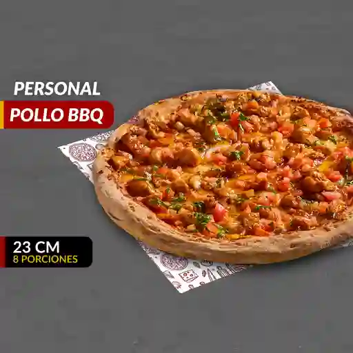 Pizza personal pollo bbq