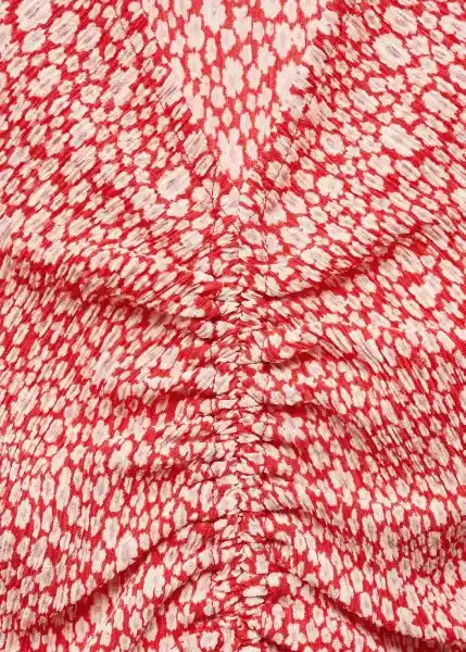 Vestido Poma Rojo Talla S Mujer Mango