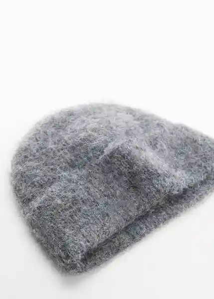 Gorro Mohi Gris Medio Vigoré Talla 99 Mujer Mango