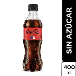 Gaseosa Coca-Cola sin Azúcar PET 400ml