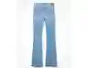 Jean Flare de Mujer Azul Talla 10 REGULAR American Eagle