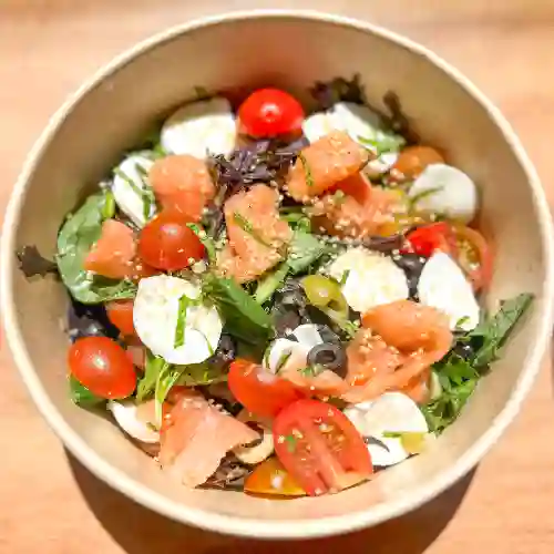 Ensalada Carpaccio de Salmón