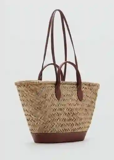 Bolso G Philip Cuero Talla 99 Mujer Mango