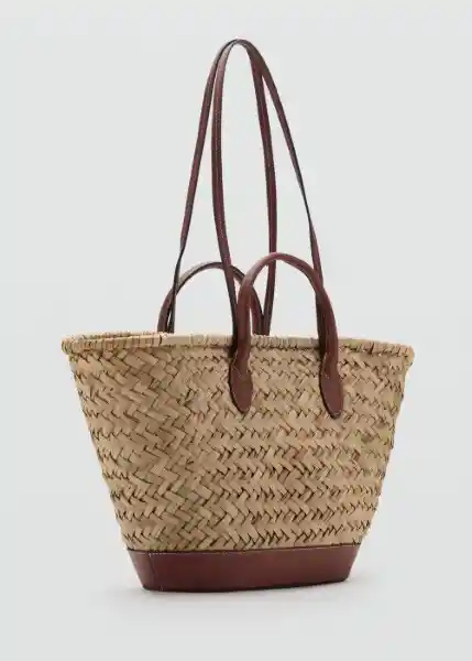 Bolso G Philip Cuero Talla 99 Mujer Mango