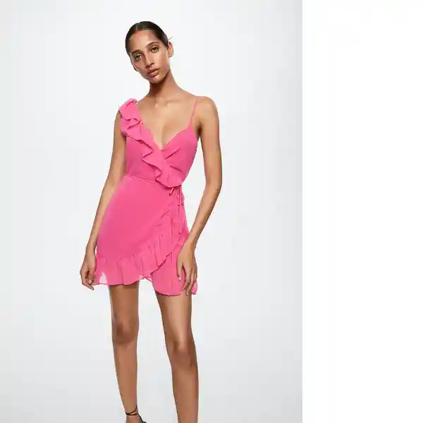 Vestido Kate Rosa Talla L Mujer Mango