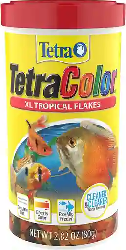 Tetra Alimento Para Peces Color Tropical Flakes 80 g