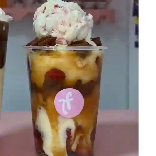 Fresas con Brownie