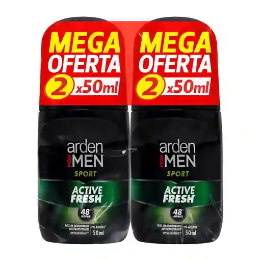 Arden For Men Desodorante Sport Active Fresh 48h en Roll On