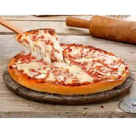 Pizza Mega Familiar de Jamón y Queso