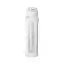 Botella Vidrio Tapa Abatible Pico Asa Blanco 580 mL Serie Miniso