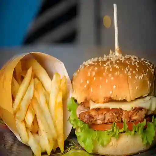 Pechuga rock burger