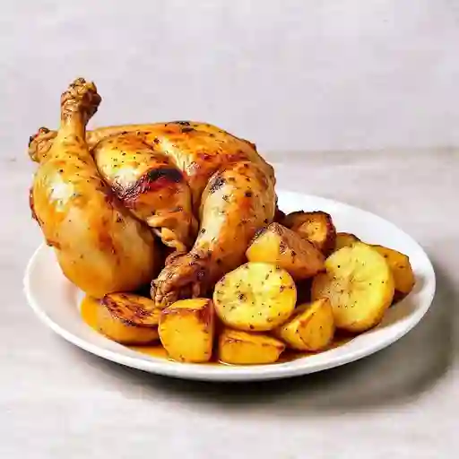 Pollo y Medio Asado