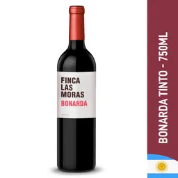 Fincas Las Moras Vino Tinto Bonarda Botella de 750 ml
