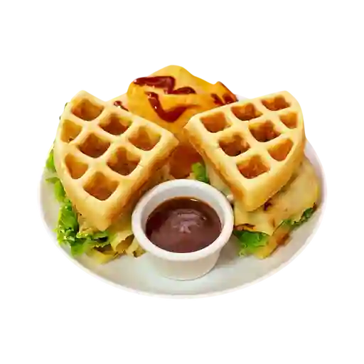 Waffle de Pollo