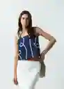 Camisa Coffe Azul Anochecer Ultra Oscuro T M 412G330 Naf Naf