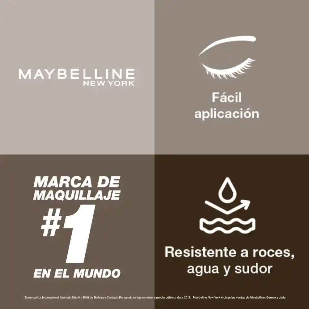 Lapiz Delineador De Cejas Maybelline Eye Studio Tattoo Brow 36 hrs Dark Brown