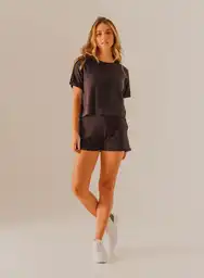 Short Mujer Negro Talla 16 People