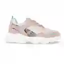 Los Gomosos Tenis Gorod Mujer y Niña Rosa Blanco Talla 32