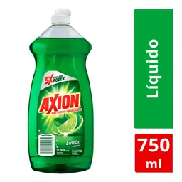 Lavaplatos Líquido Axion Limón Botella 750 ml