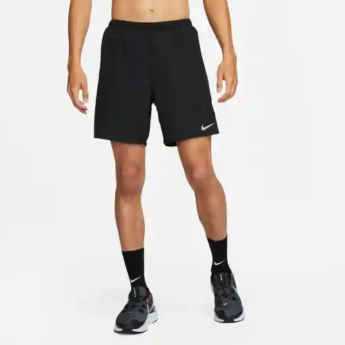 Nike Pantaloneta M Df Challenger 72In1 Correr Hombre Negro T M