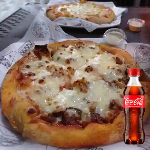 Pizza D la Casa - Caprichosa +Cocacola Org 400ml